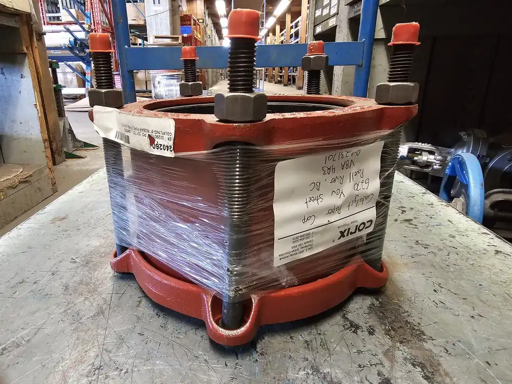 6" Robar Pipe Coupling DI-C900