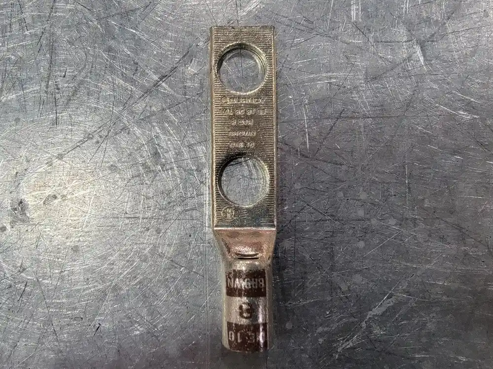 2 AWG Compression Terminal YAL2C2T38, Brown Die 10