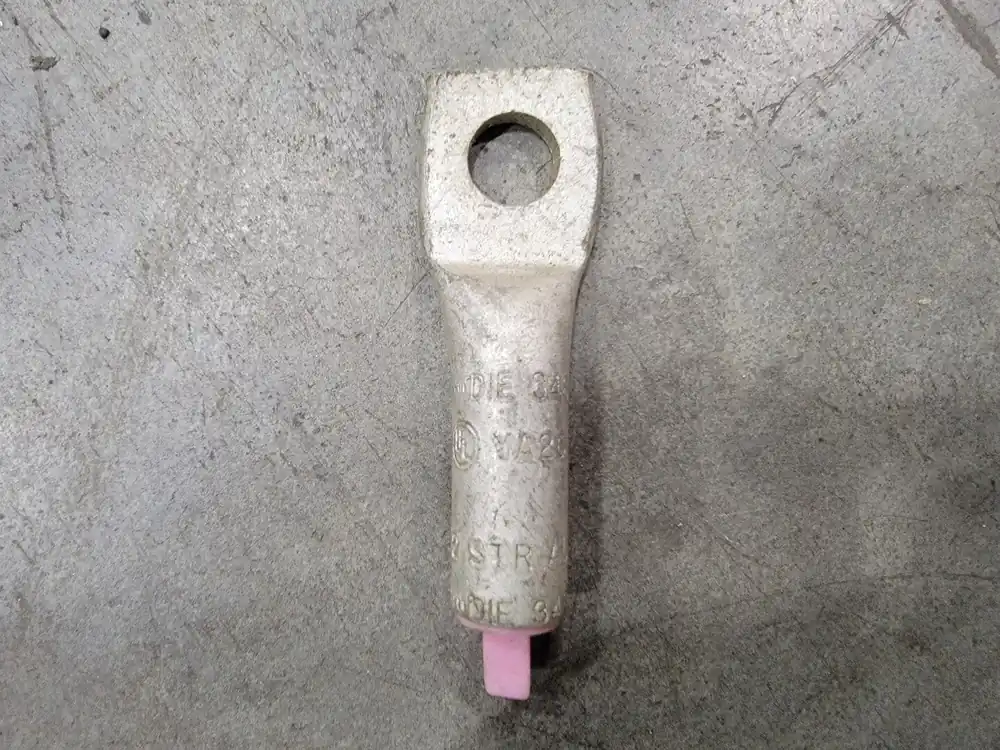 2 AWG Aluminum Compression Lug 5/16 in. 1 Hole Pink YA2CA1
