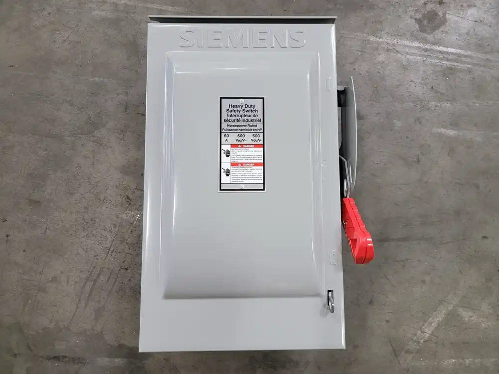 60 Amp Heavy Duty Safety Switch No. HNFC362R