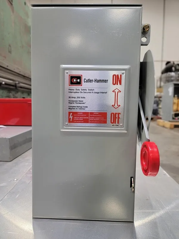 30 Amp Heavy Duty, Safety Switch No. 3HD221N