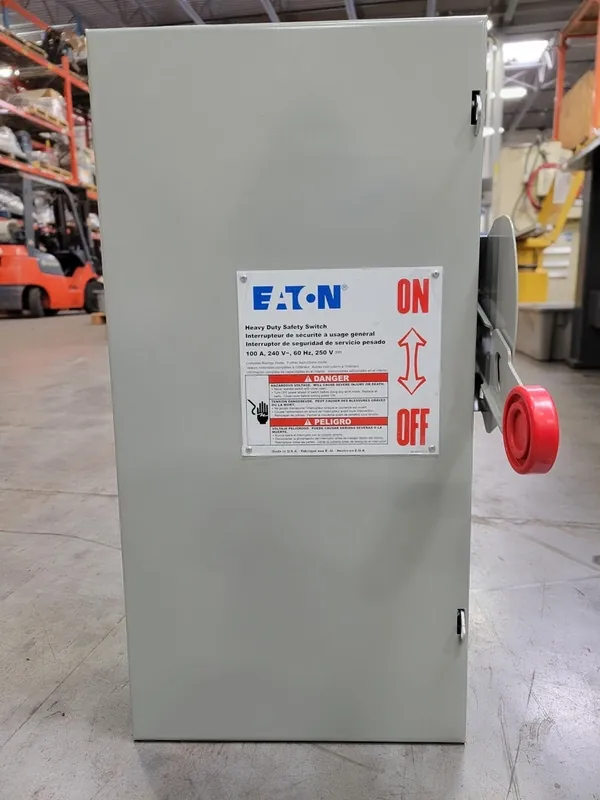 100 Amp Heavy Duty Safety Switch No. 1HD323N