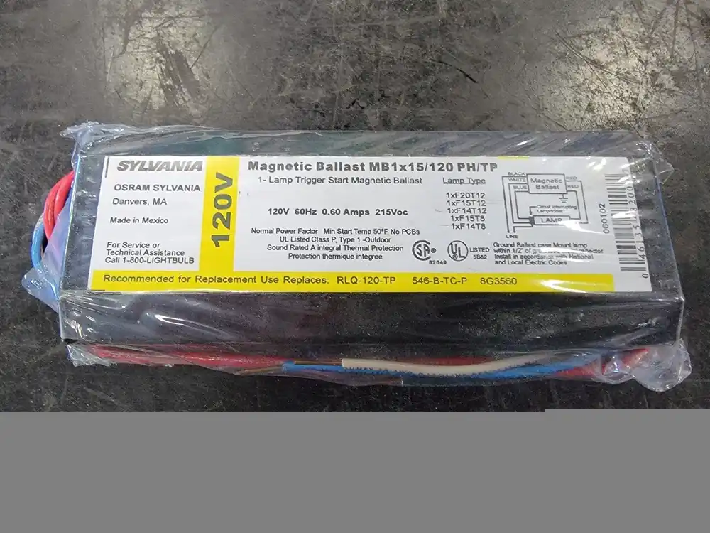 Magnetic Ballast MB No. 1x15/120 PH/TP