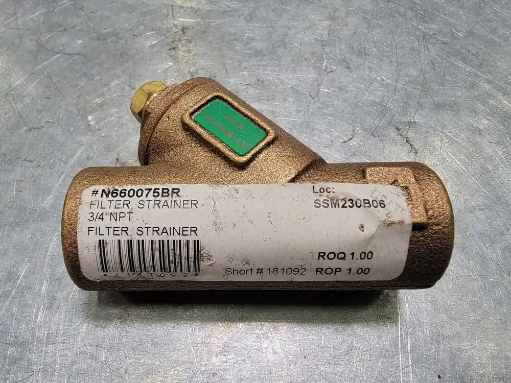3/4", Bronze, Strainer Filter Valve, 660075BR