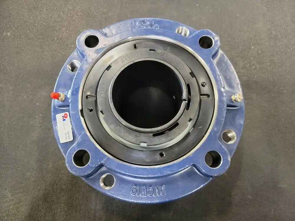 Round Flange Block Bearing 3-7/16" Bore, QVCW19V307SB
