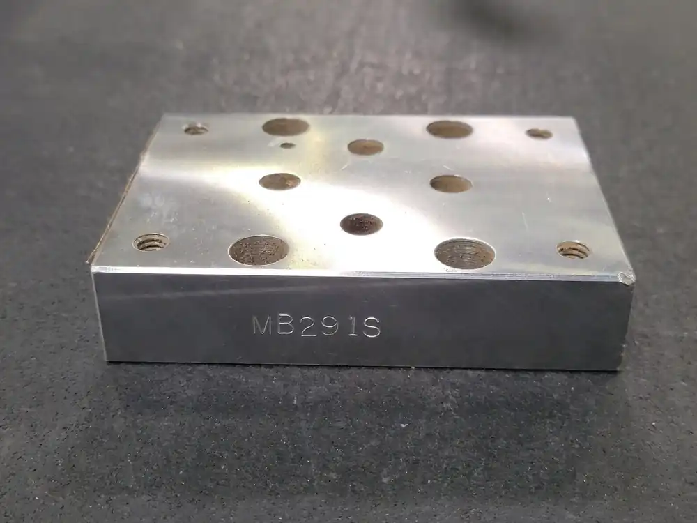 Transition Plate No. MB291S, 4-1/2" LG, 3-1/4" WD, 1" THK, Steel