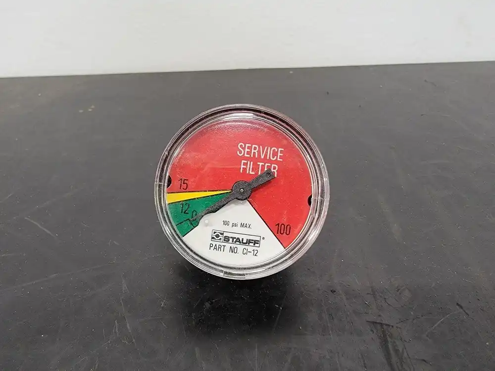 CI-12 Type 111.10, 100 psi Pressure Gauge