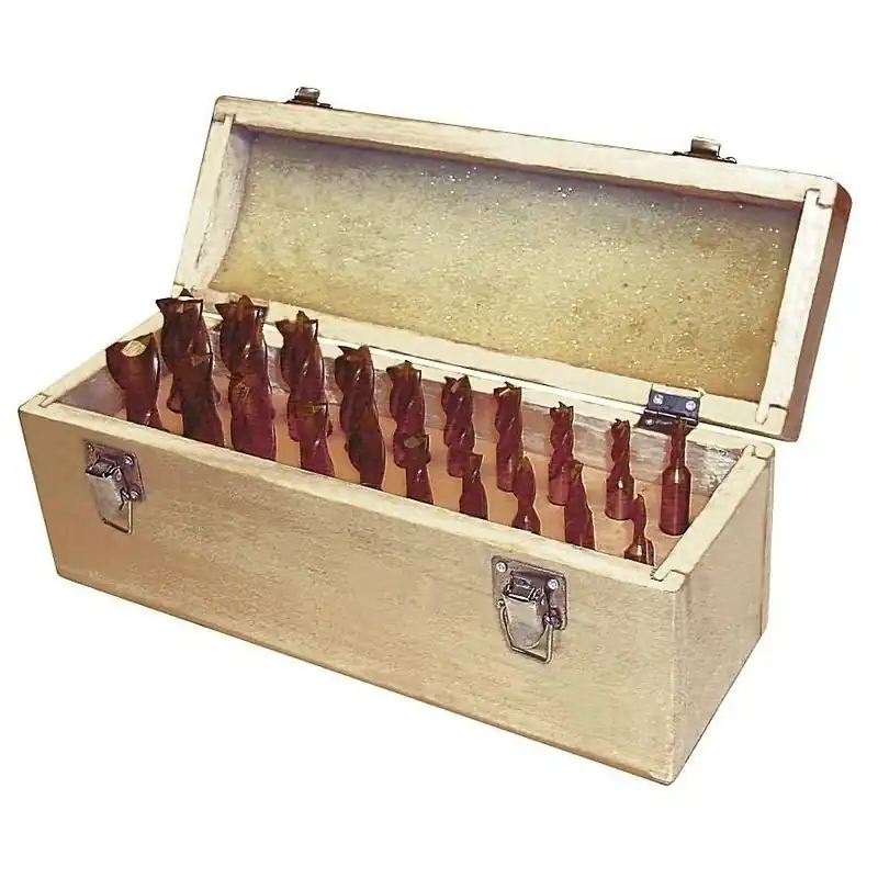 20 Piece Titanium Coated End Mill Set