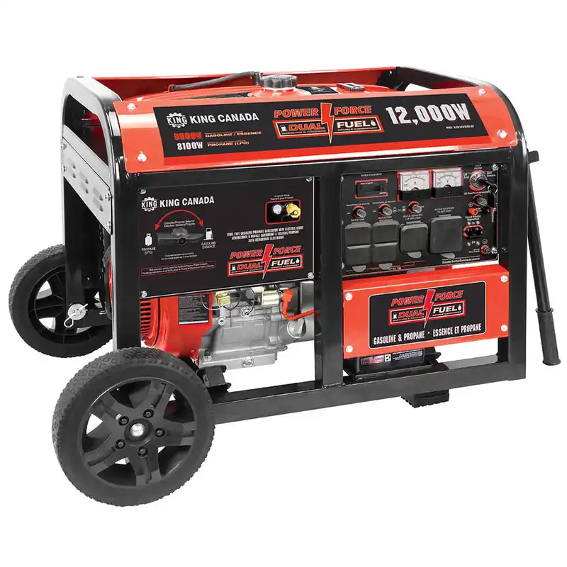 12,000W Gasoline/Propane Generator w/ Electric Start