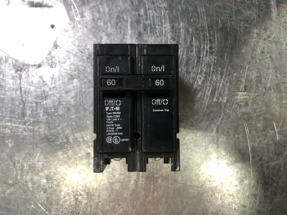 60 Amp, 2 Pole, 120/240 Volts Circuit Breaker BR260