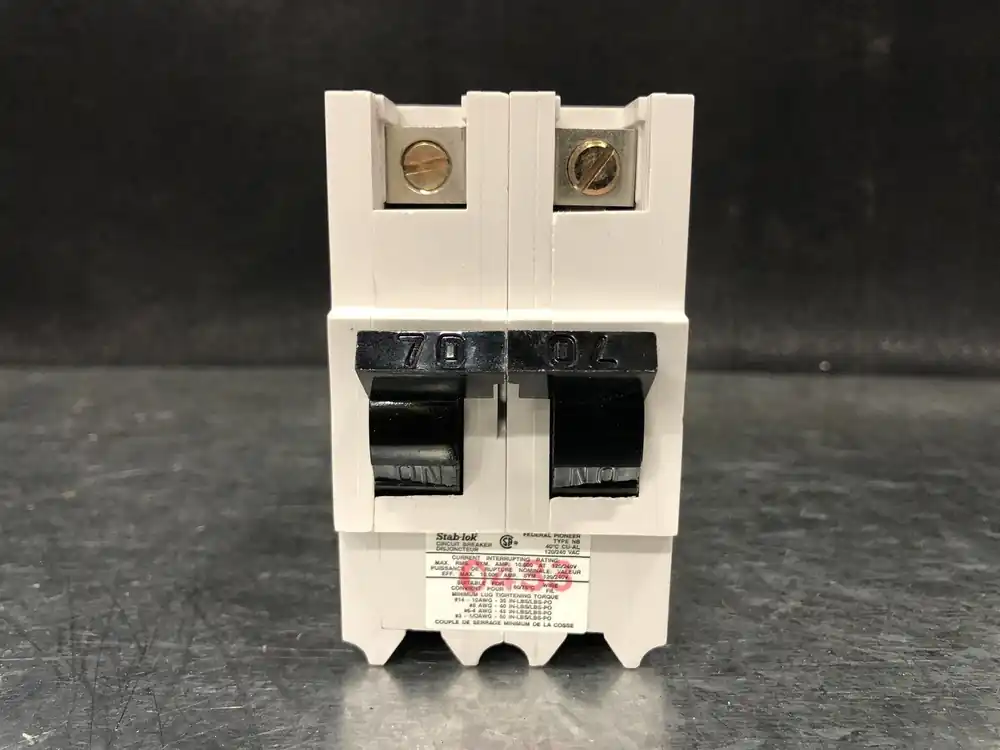 70 Amp, 2 Pole, 120/240 Volts Circuit Breaker NB270