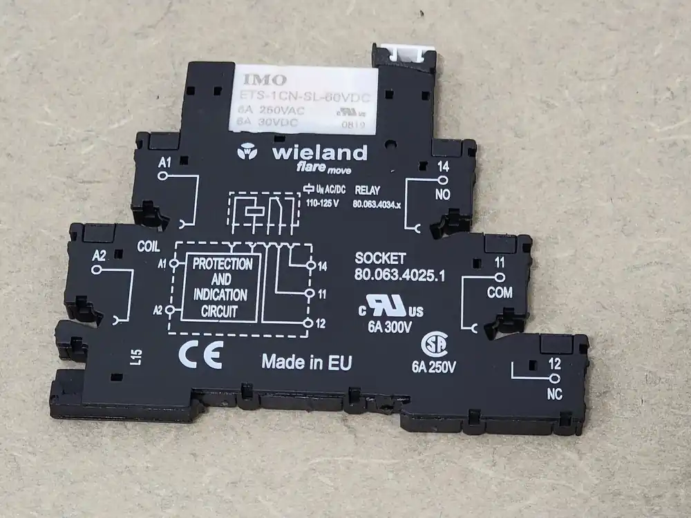 Terminal Block 80.063.4025.1 w/ Relay ETS-1CN-SL-60VDC