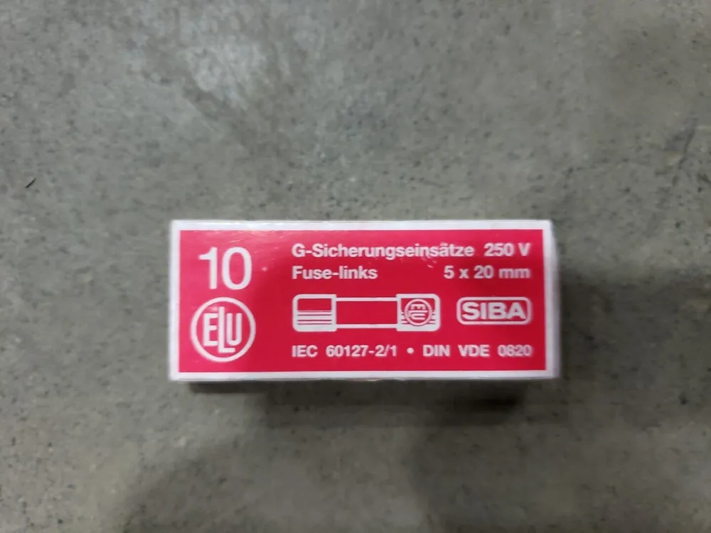 2 Amp Fast Acting Fuse G 20/2.00A/F