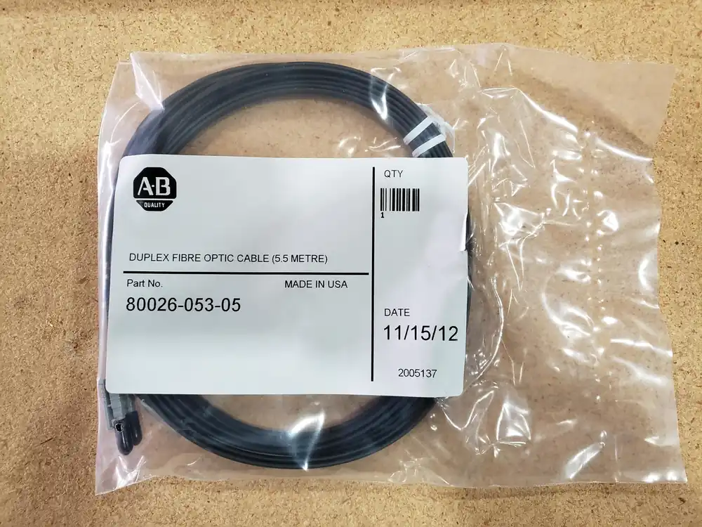 18 ft. Duplex Optical Fiber Cable 80026-053-05-R