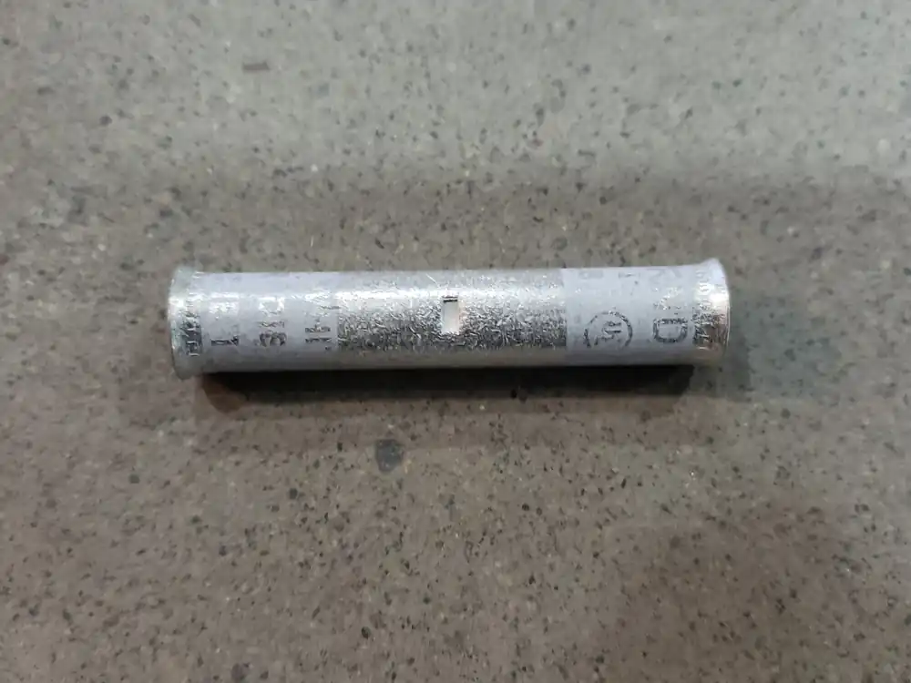 4 AWG, White Die 9 Copper Compression Splice YS3CLB
