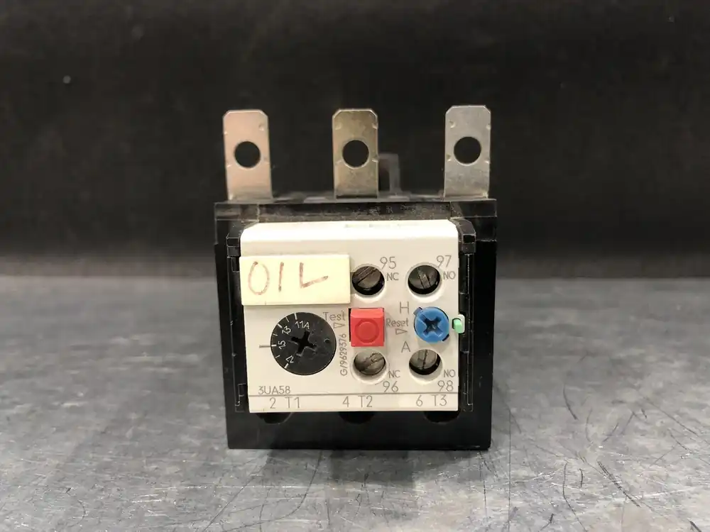11-17 Amp, 3 Pole, 600 volts Overload Relay 3UA58 00-8A