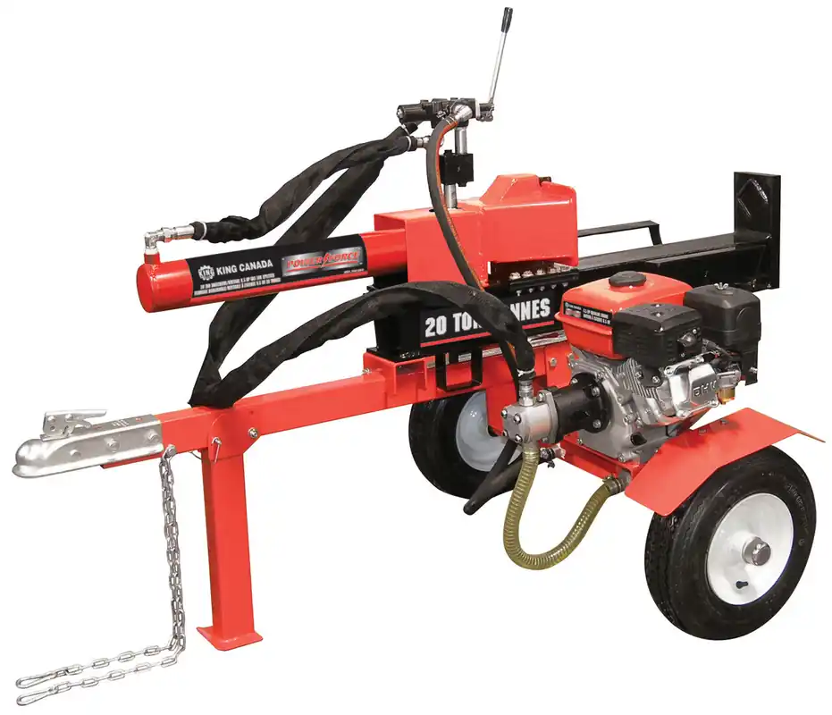 Power-Force 20 Ton Horizontal/Vertical 6.5 HP Gas Log Splitter No. KCG-20LS