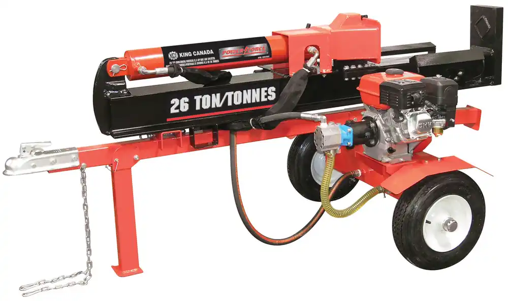Power-Force 26 Ton Horizontal/Vertical 6.5 HP Gas Log Splitter No. KCG-26LS