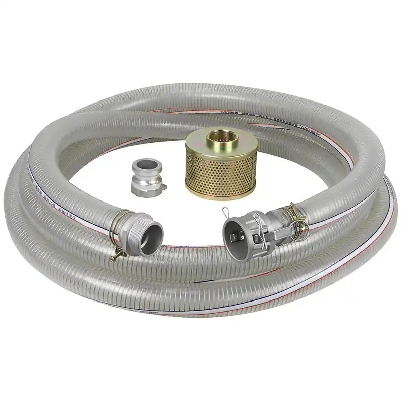 Power-Force 3" x 25‘ PVC Suction Hose Kit No. KW-253 For Water Pump