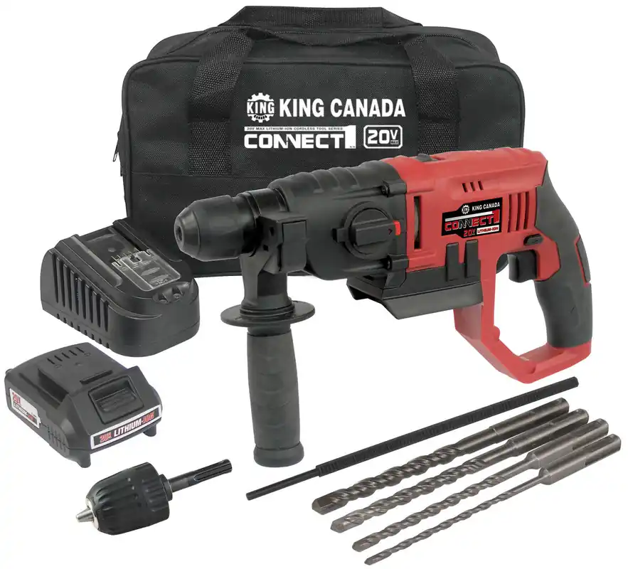 Connect 1 20 volts Max Li-Ion Cordless Hammer Drill Kit No. 8045LK-BC