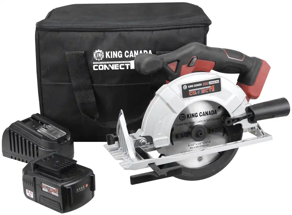 Connect 1 20 volts Max Li-Ion Cordless 6-1/2" Circular Saw No. 8050LK-BC