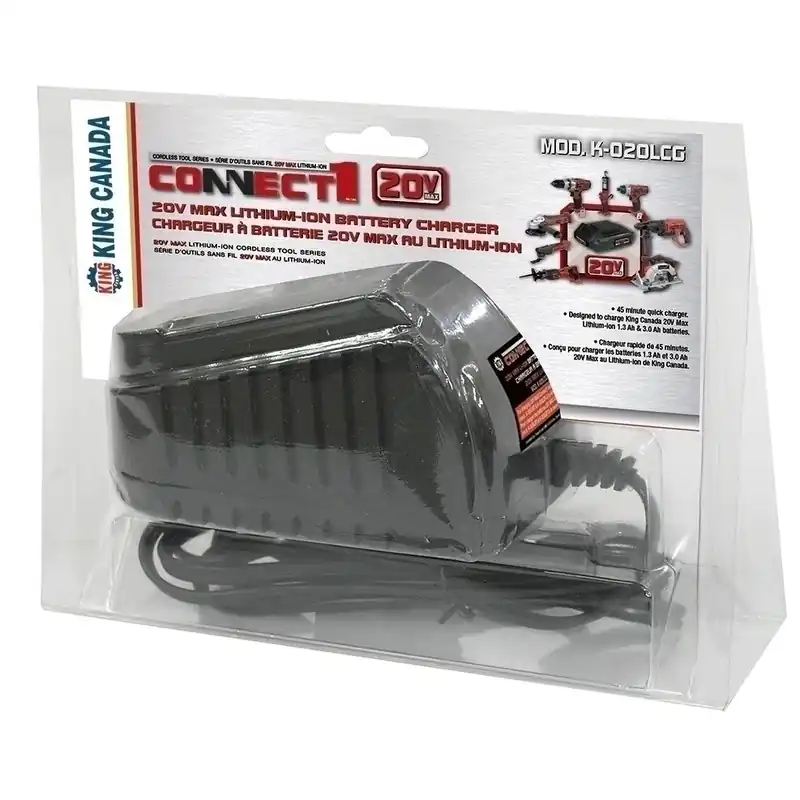 Connect 1 20 volts Max Li-Ion Battery Charger No. K-020LCG