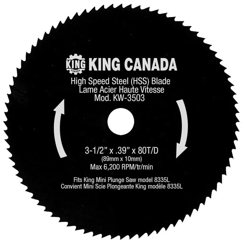Performance Plus 3-1/2" HSS Blade No.	KW-3503