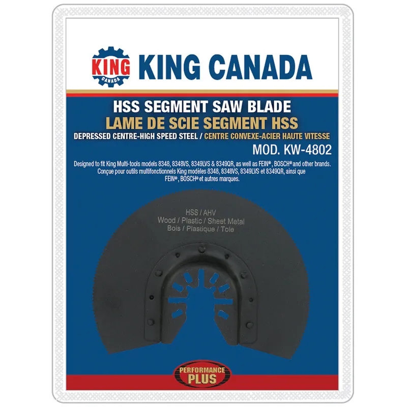 Performance Plus HSS Segment Saw Blade No. KW-4802