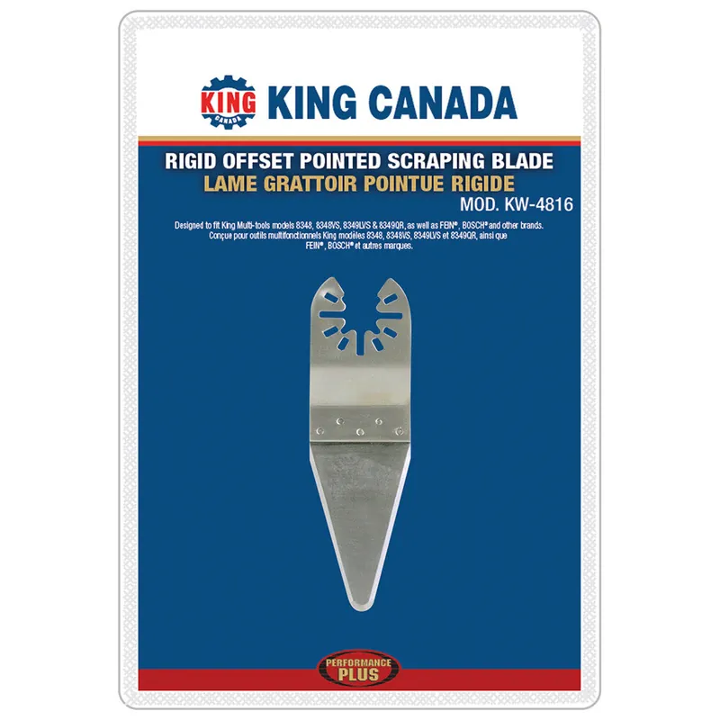 Performance Plus Rigid Offset Pointed Scraping Blade No. KW-4816