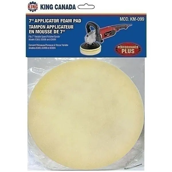 Performance Plus Replacement 7" Applicator Foam Pad No. KM-099