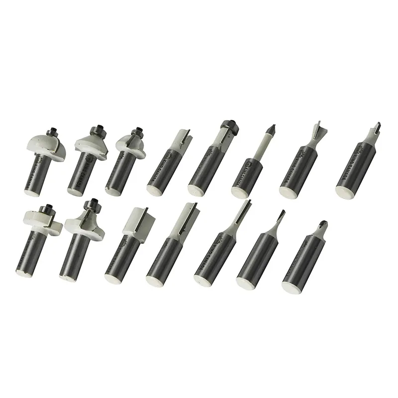 15 Pc. Anti-Kickback Carbide Router Bit Set No. K-1512