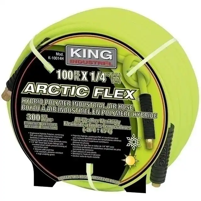 Arctic Flex 1/4" x 100‘ Hybrid Polymer Industrial Air Hose No.	K-10014H