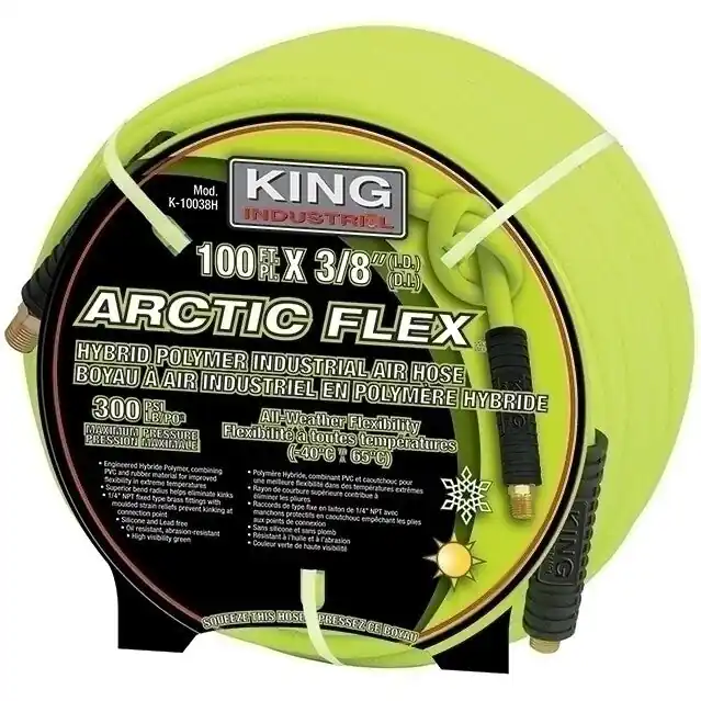 Arctic Flex 3/8" x 100‘ Hybrid Polymer Industrial Air Hose No.	K-10038H