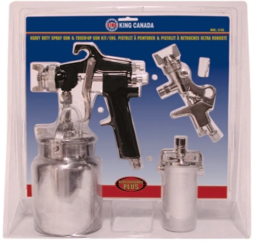 Performance Plus Heavy Duty Spray Gun & Touch Up Gun Kit No. 8185