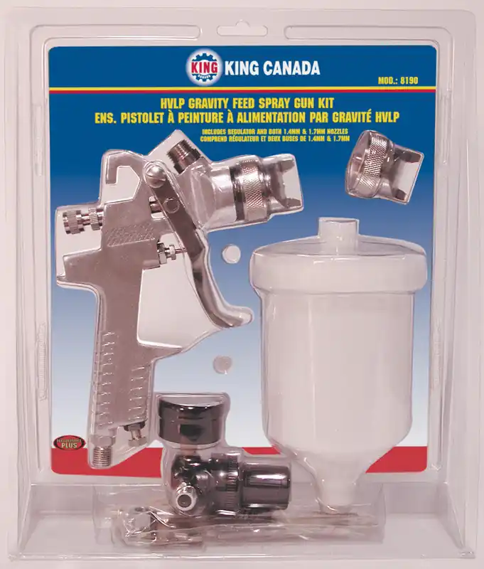 Performance Plus HVLP Gravity Feed Spray Gun Kit No. 8190