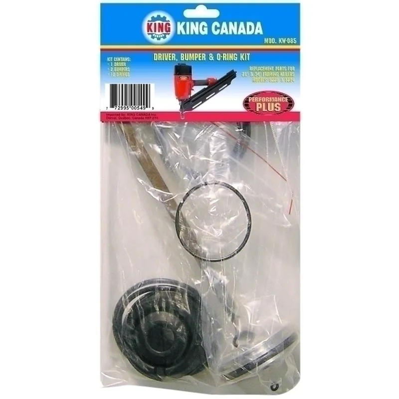 Driver & O-Ring Replacement Kit No. KW-085 For 8228 & 8234