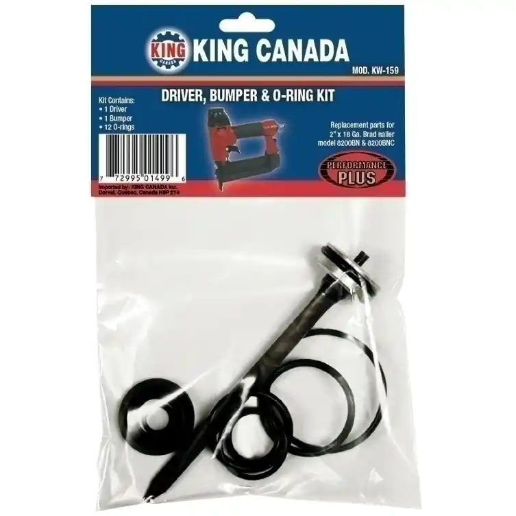 Performance Plus Driver, Bumper, O-Ring Kit No. KW-159 For 8200BN & 8200BNC