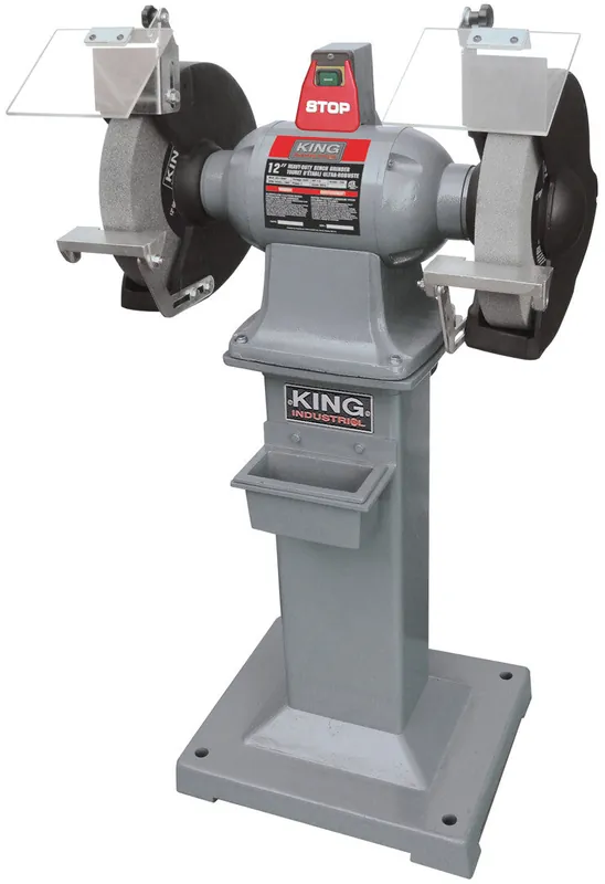 12" Heavy-Duty Bench Grinder w/ Floor Stand No. KC-1295