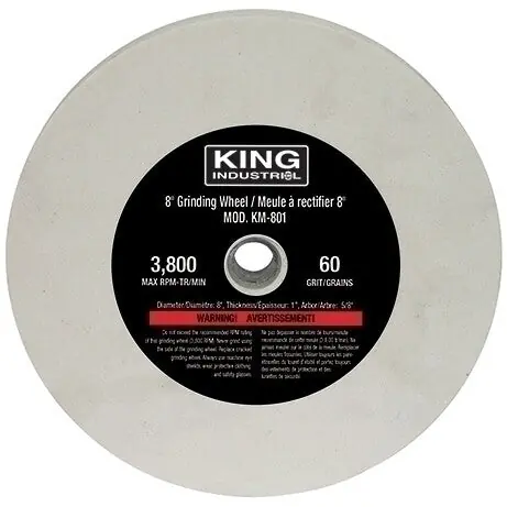 Replacement 8" 60 Grit Grinding Wheel No. KM-801