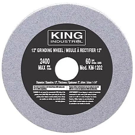 Replacement 12" 60 Grit Grinding Wheel No. KM-1202
