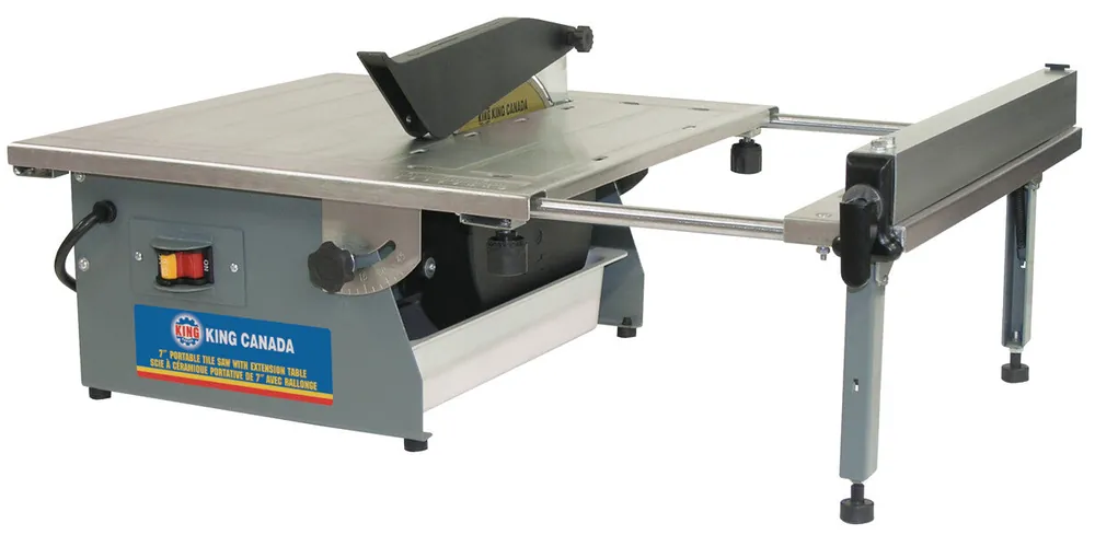7" Portable Tile Saw w/ Extension Table No. KC-3004ST