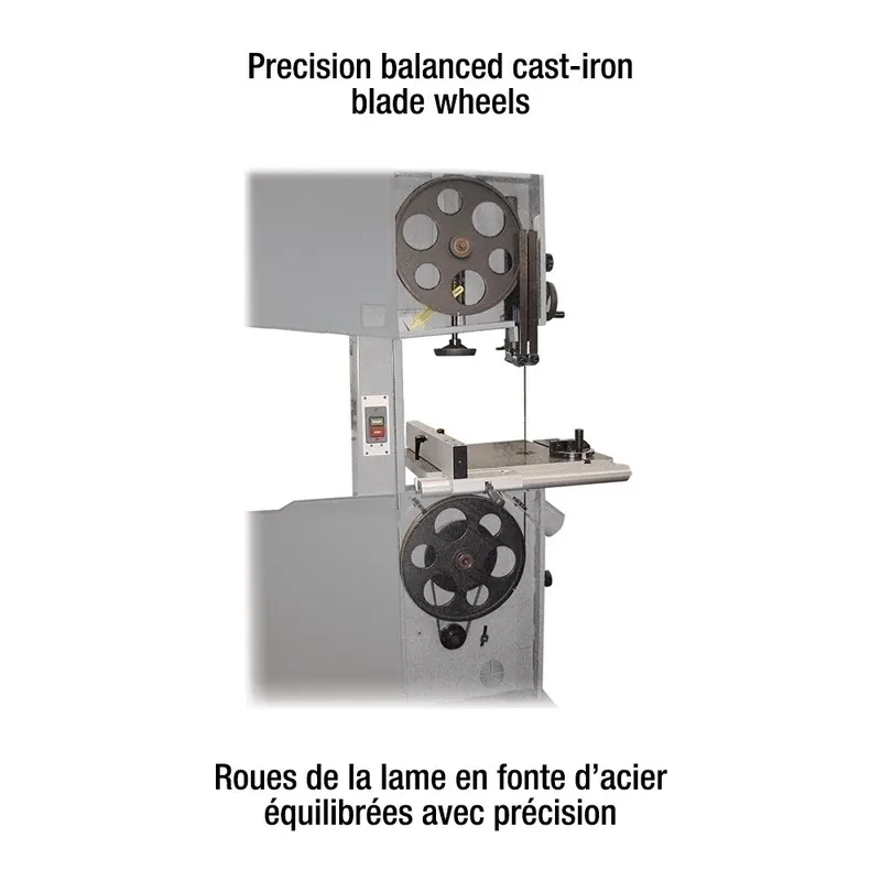 17" Wood Bandsaw w/ Resaw Guide No. KC-1702FXB