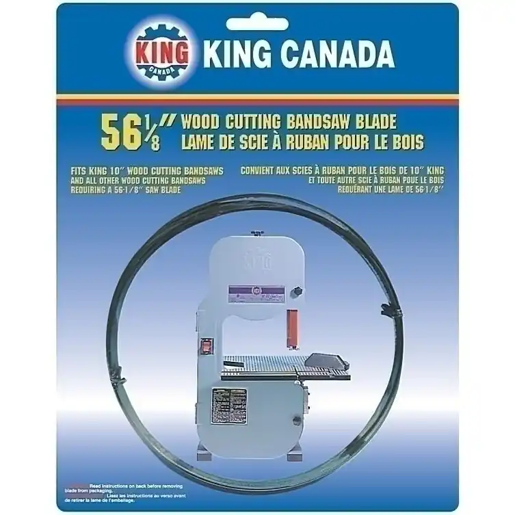 56-1/8" x .014" x 1/4" - 6 TPI Wood Cutting Bandsaw Blade No. KBB-10-6