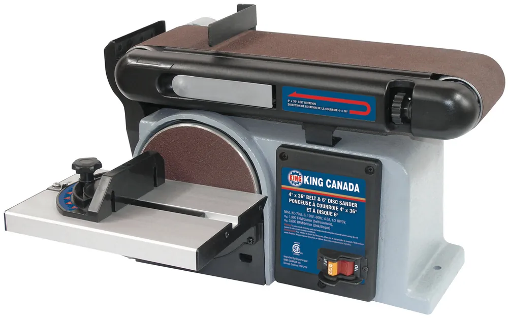 4" x 36" Belt & 6" Disc Sander No. KC-705L-6