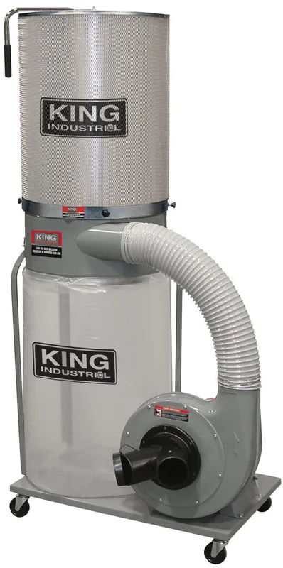 1200 CFM Dust Collector w/ Canister Filter No. KC-3105C/KDCF-3500