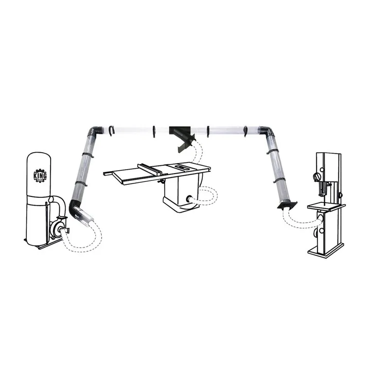 27 pc. 4‘‘ Dust Collection Hook-Up System No. KW-270