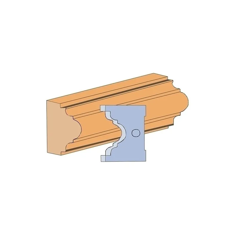 Fancy Cove Moulding Cutter Set No. K-4545