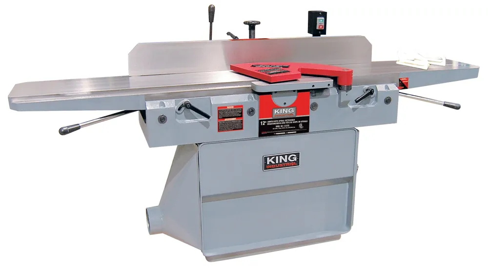 12" Industrial Jointer w/ Spiral Cutterhead (220 volts) No. KC-125FX