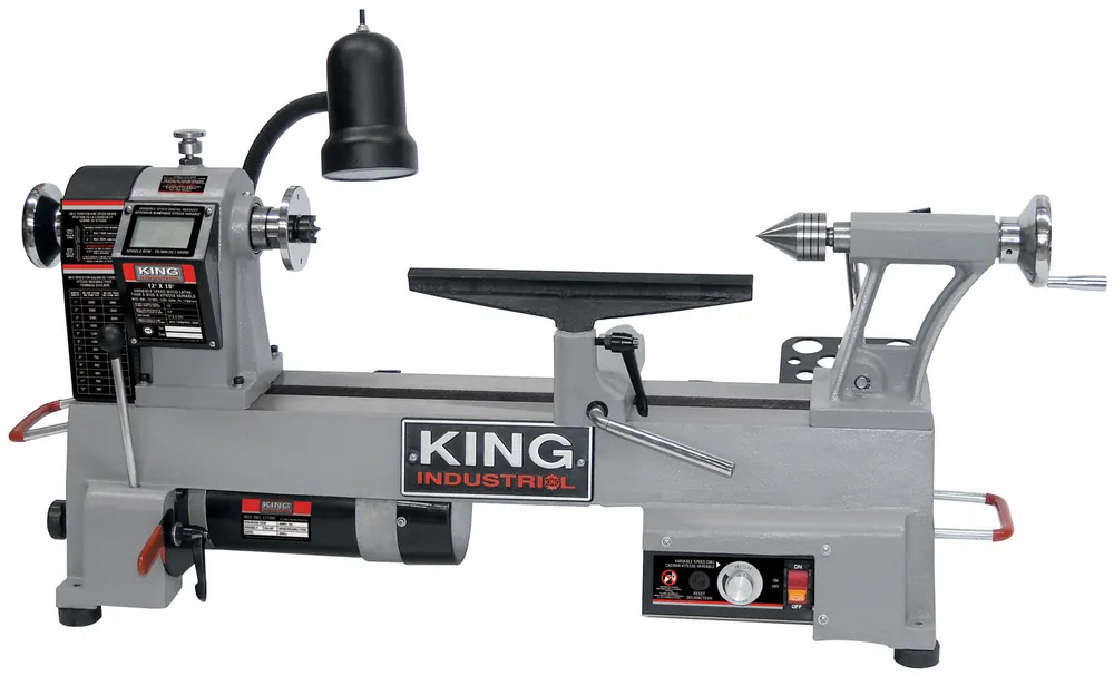 12" x 18" Variable Speed Wood Lathe No. KWL-1218VS