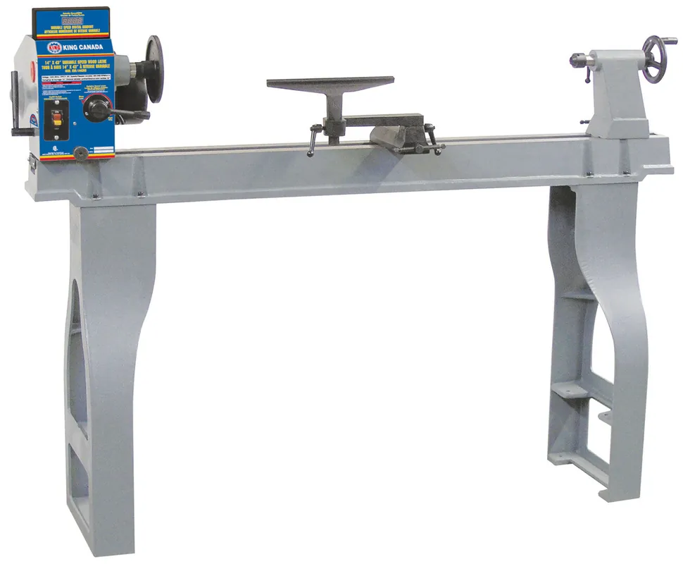 14" x 43" Variable Speed Wood Lathe w/ Digital Readout No. KWL-1443VS